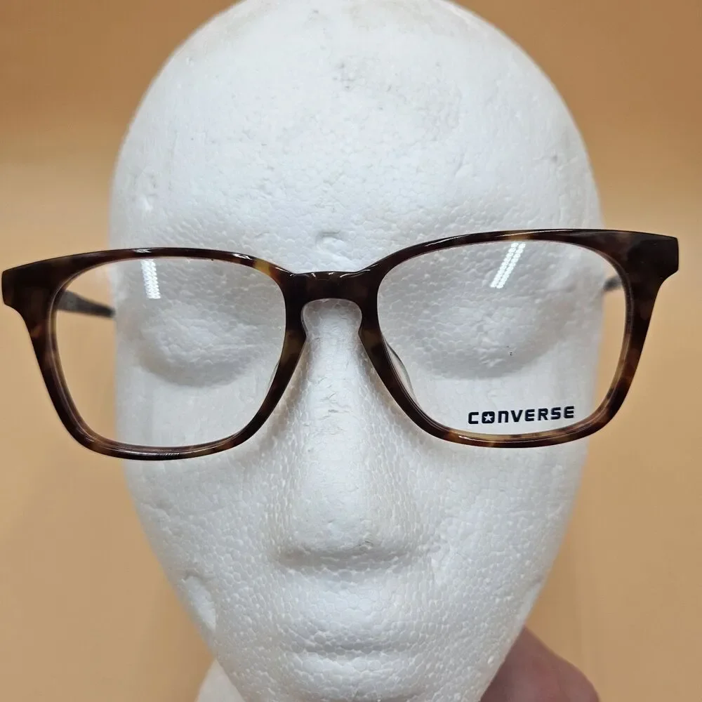 New Converse Q301 Mens Eyeglasses Frames Brown Horn Tortoise opticals 51-17-140